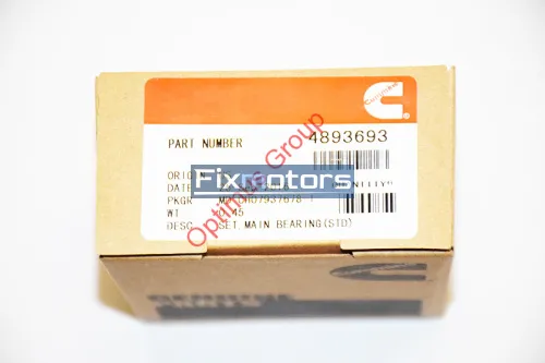 Вкладыш шатунный STD нижний Cummins 6ISBe 4893693