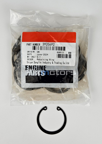 Кольцо стопорное Cummins 6CT ISLe 3920692 3901996